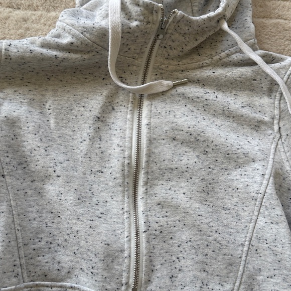 Bae. The Label Run With Me Heather Gray Zip-Up Hoodie - Picture 7 of 7